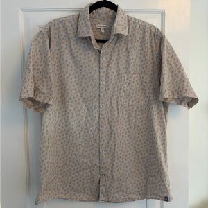 Peter Millar Hexagonal Blue and Orange Fabric